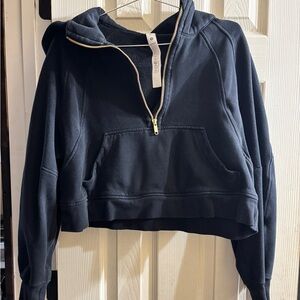 lululemon athletica Black Half-Zip Women's Sweater